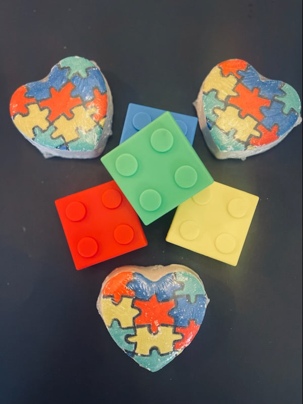 Autism Awareness Bath Bombs